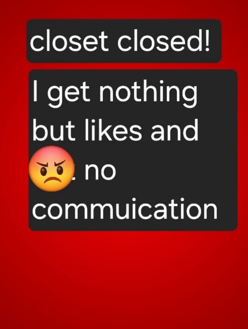 CLOSET CLOSED